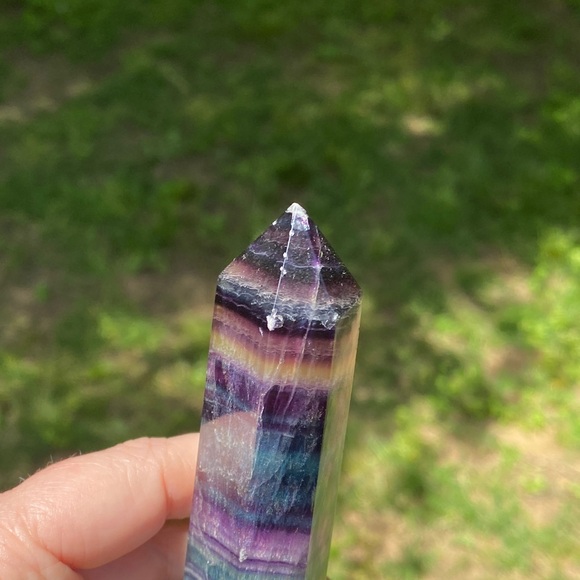 Rainbow Fluorite Tower - Picture 4 of 5
